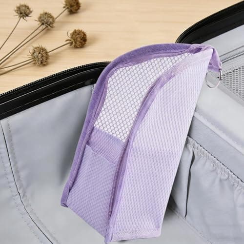 Standing Toiletry Bag | Waterproof Folding Hangable Organizer - Standing Toiletry Bag for Travel - for Toothbrush Toothpaste Soap Facial Cleanser Lotion Hotel Business Trips — view 3