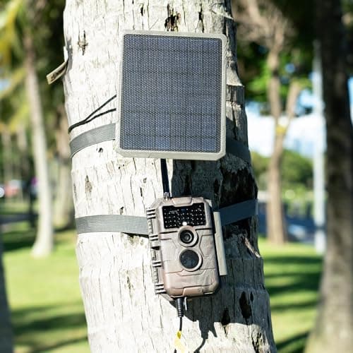 GardePro E6P Wildlife Camera WiFi Bluetooth, 48MP 1296p Trail Camera with 8000mAh Rechargeable Battery Pack, No-Glow Night Vision Motion Activated Garden Camera — view 3