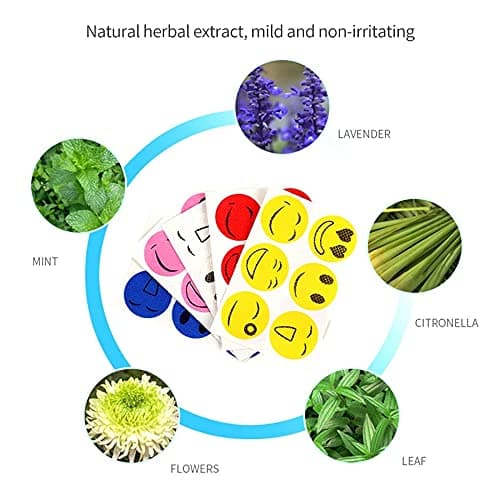 Mosquito Repellent Stickers,Mosquito Patch Stickers for Adults & Kids, DEET Free Natural Plant Based Ingredients, Insect Patches with Citronella Oil, Resealable Travel Bag for Outdoors (120pcs) — view 3