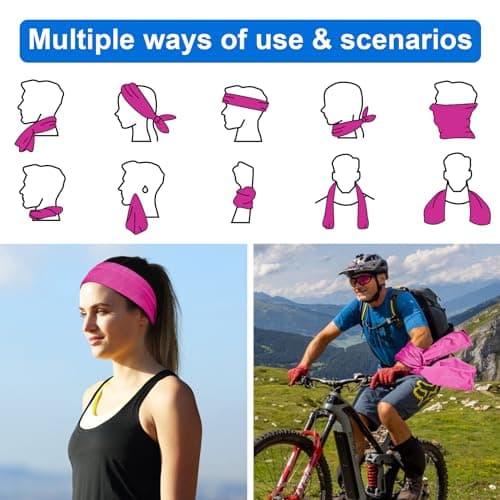 Sukeen Cooling Towel, 40"x12" Cooling Towels for Men Women, Quick Dry Ice Towel for Outdoor Work, Gym, Camping, Travel, Sweat, Yoga, Sports, Fitness — view 6