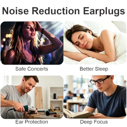 Ear Plugs for Noise Reduction, Noise Sensitivity 27dB Noise Cancelling — view 6