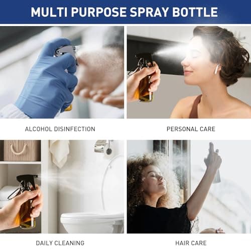 TANSHINE Mini Fine Mist Spray Bottle 50ml 5 Pack — view 3