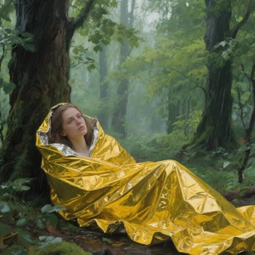 RLXMARTD 4 PCS Extra Large Size Emergency Foil Blanket,Rescue blankets, 210 x 160 cm,Survival Blankets for Marathon,Outdoor,Hiking, Survival or First Aid — view 5