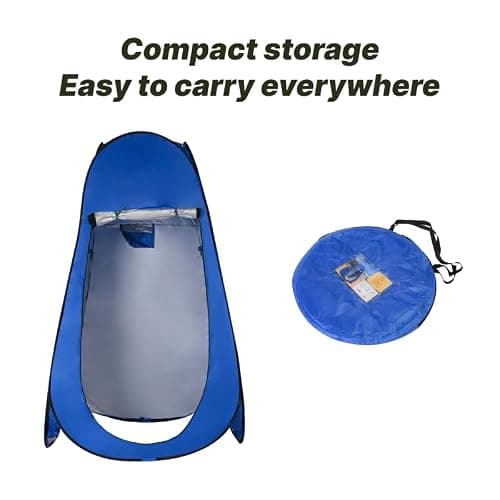 Portable Pop-Up Privacy Changing Tent (Dark Blue) — view 3
