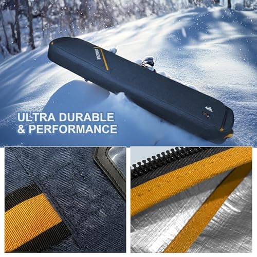 Unigear Padded Ski Snowboard Bag for Air Travel, Water-Resistant 165/175cm — view 2