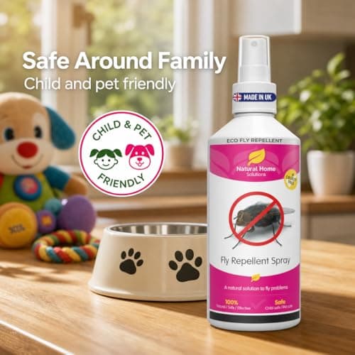 Fly Spray Indoor Use Pet Safe | Fly Repellent for House Fly & Drain Fly | Natural Fly Deterrent | Flies Spray | 250ml — view 4