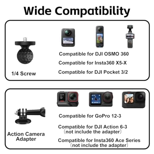 Magnetic Camera Mount Bike Handlebar Compatible for Insta360 Action Camera — view 3
