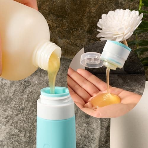 INSFIT Travel Bottles for Toiletries, 17 Pack Leakproof Travel Size Toiletries, Airplane Travel Essentials, Holiday Essentials for Women and Men with Labels/Clear Bag — view 4
