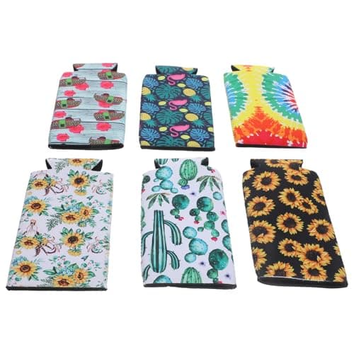 6pcs Ml Neoprene Can Sleeve for Beer Cans and Bottles