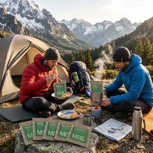 MRE Meal Ready to Eat Multi Pack – 6 Variety Military Style Emergency Food Rations | Shelf Stable Long Life Meals | Camping, Hiking, Festival & Emergency Preparedness Food Pack — view 6