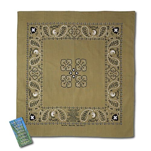 Insect Shield Bug and Insect Repellant Bandana, Olive, One Size — view 3