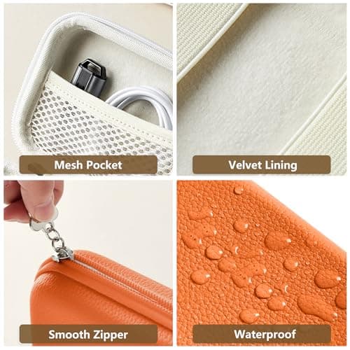 Linpr Digital Camera Case for Kodak PIXPRO FZ45/FZ55/IXNAIQY, Orange — view 6