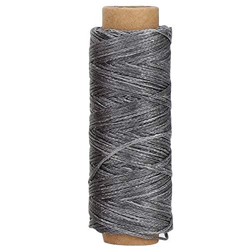 Jiawu Hand Stitch Thread Sewing Kit 10 Colors 150D Durable Cotton Wax Thread for Leather Crafts Wallets Suitcases Tents Hand Stitching — view 2