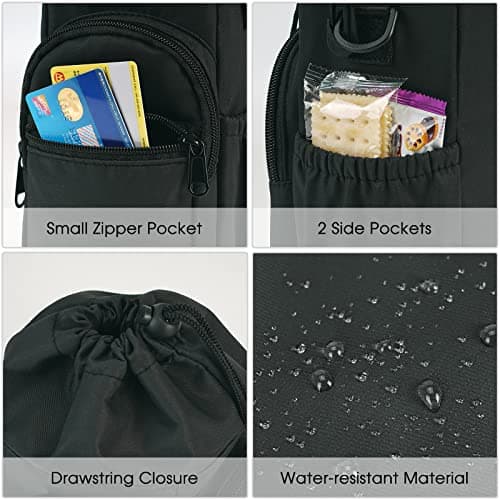 sportsnew Water Bottle Carrier with Shoulder Strap Insulated Bottle Holder — view 4