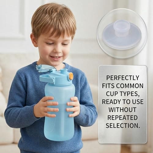 10 Pcs Bottle Seals,Silicone Bottle Seals,Water Bottles Tops Replacement Caps Reusable,Dust Proof Container,Lid Hole Straw Holes Rubber,Spill Protection,Milk Bottles Protectors for Travel,Leakproof — view 6