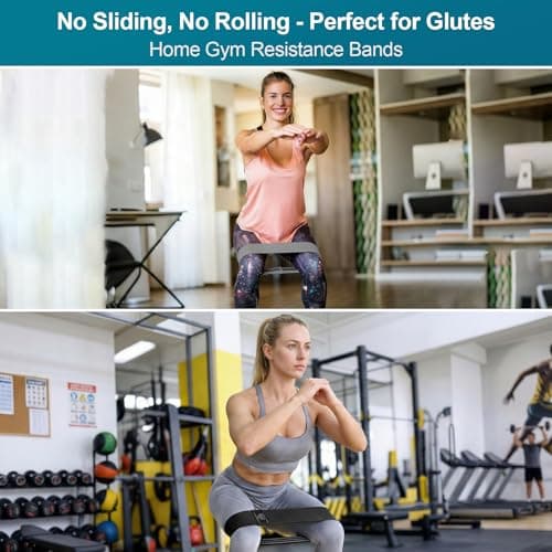 Booty Bands Glute Bands Set, Non-Slip Wider Thicker Fabric Resistance Bands, 3 Resistance Levels for Legs & Glutes Training, Home Workout for Women, Postpartum & Yoga Pilates — view 5