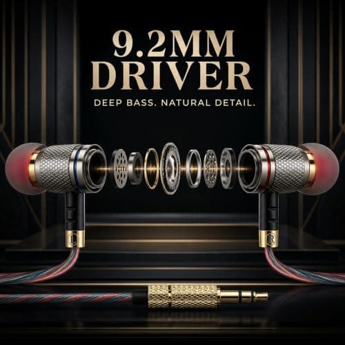 Betron YSM1000 Earphones, Wired In Ear Headphones with 3.5mm Jack — view 3