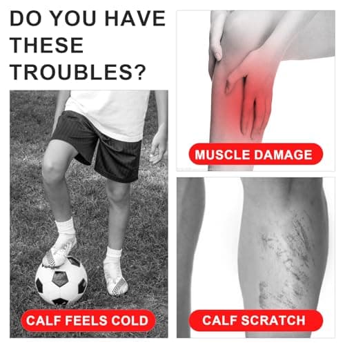 Tyqour 2 Pairs Football Sock Sleeve for Youth Boys Footless Football Socks Shin Compression Leg Sleeves for Shin Guard Sleeves for Age 7-14 Children Basketball Training (White, Black) — view 6
