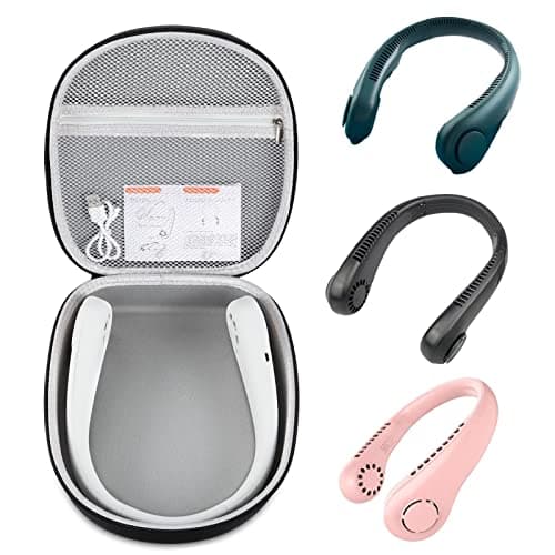 Case Compatible with JISULIFE/for FrSara/for CIVPOWER/for ASNUG/for SWEETFULL/for DGLK Portable Neck Fan .Portable Fan Case.USB Rechargeable Personal Fan Storage Box(Box Only)