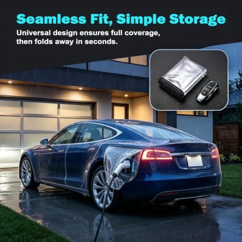 YIFKJYLF 2Pcs EV Charger Rain Cover, Waterproof Outdoor Car Charger Cover — view 5