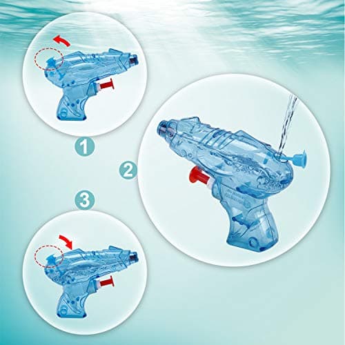 12 Packs Water Gun Pistol for Kids Squirt Toys Party Bag Filler Party Favours Outdoor Beach Swimming Pool Game Summer Party Supplies For Kids Boy Girl — view 4