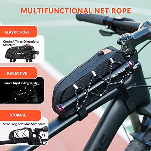 ROCKBROS Bike Frame Bag Bicycle Pouch Top Tube Bag — view 6