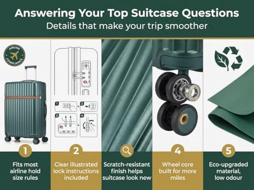 RMW Suitcase 24 Inch Medium Hard Shell Lightweight Check-in Luggage ABS+PC — view 6