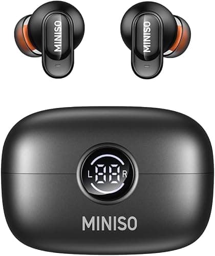MINISO MS105 AI Headphones Translator, 3-in-1 Translation Headphones in Real Time with AI Translation Function, 134 Languages Translator Earbuds for Business, Travel and Study
