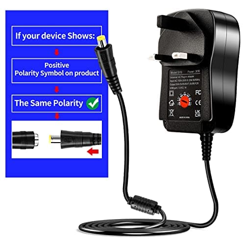 Universal AC to DC Power Adapter - Multi Output Voltages 3V 4.5V 5V 6V 7.5V 9V 12V Switching Power Supply with 8 Selectable Adapter Plugs for Routers Speakers Household Electronic — view 6