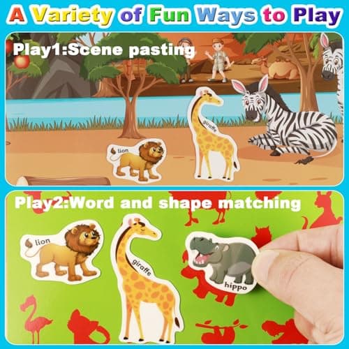 6 Pack Reusable Sticker Book,Waterproof 3D Puffy Sticker Books — view 4