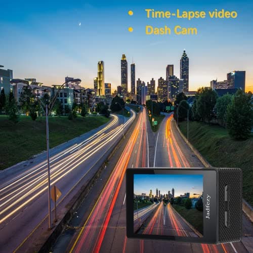 Jadfezy Action Camera FHD 1080P 98FT/30M Waterproof Underwater Cameras — view 6