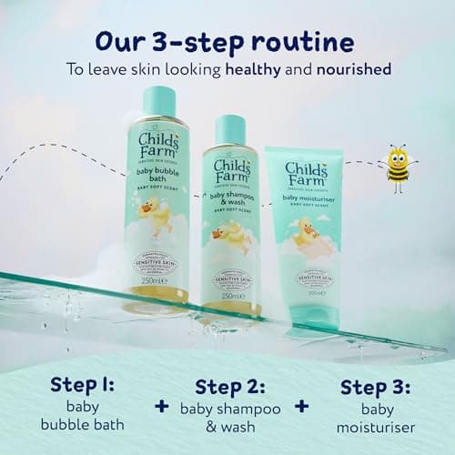 Childs Farm Baby Moisturiser, Baby Soft Scent | Moisturising & Hydrating | Suitable for Newborns with Dry, Sensitive Skin, 200ml — view 6
