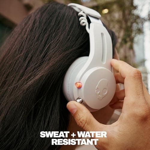 Skullcandy Icon ANC Noise Canceling Wireless Headphones - Bone/Orange — view 4