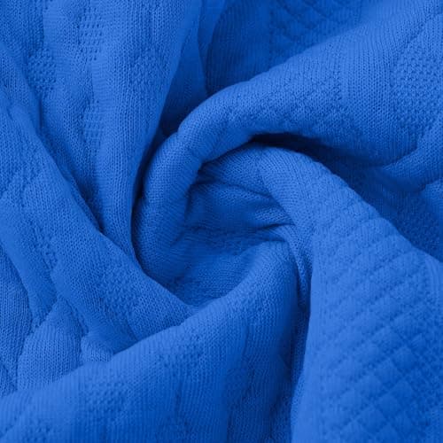 Sweaters for Women UK Jumpers for Women UK Sweatshirts Lapel Half Zip Pullover Knit Cable Ladies Sweatshirt Long Sleeve Tops Fall Winter Sweaters Warm Hoodies Outfit Clothing Sky Blue M — view 5