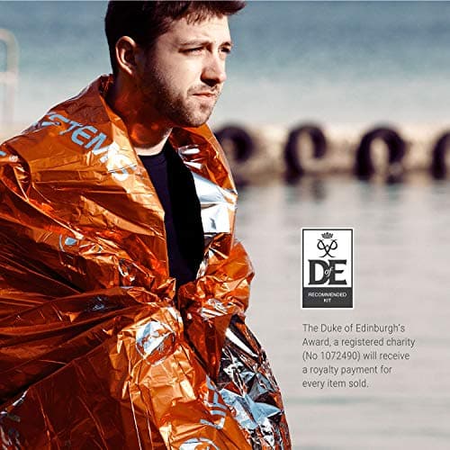 Lifesystems Emergency Silver Foil Thermal Blanket For Hiking, Mountaineering And Outdoor Survival (Pack of 2) — view 4