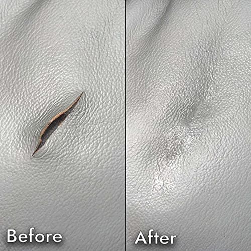 The Leather Clinic Leather Glue Repair Kit 15ml | Quick Dry, Strong, Flexible Paste & Repair Patch Included | Fix Tears & Rips in Leather Furniture, Sofas, Car Seats & More — view 2