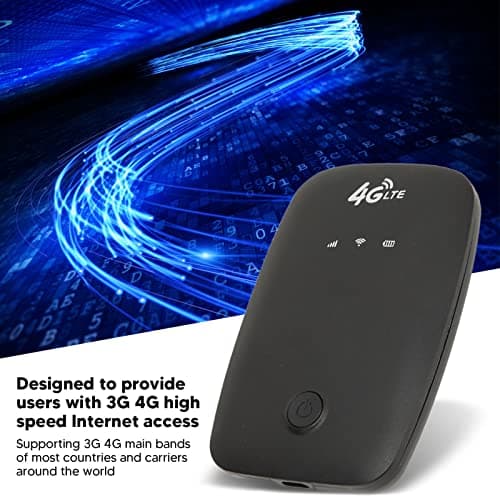 Mobile Hotspot, 4G Mobile WiFi Hotspot SIM Card Slot 2100mAh Battery Portable 4G WiFi Router for Car Users Business Travelers for Secure Internet At Home Or Everywhere You Go — view 3