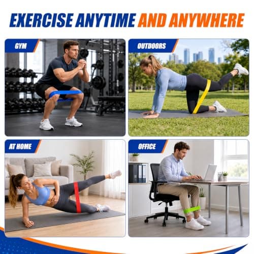 5 Pcs Resistance Bands Set Men & Women, with Carry Bag — view 5