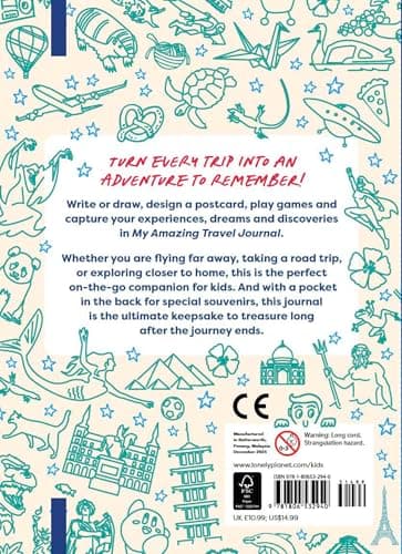 Lonely Planet Kids My Amazing Travel Journal: Write, Draw, Play Games & Capture Special Memories | Packed with Activities & Prompts | Keeps Kids Entertained During Travels — view 2