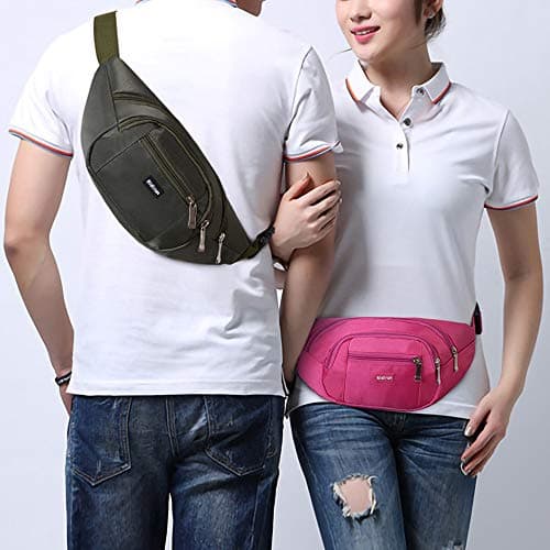 Waterproof bumbags and Fanny Packs for Women Men Hiking Running Travel Dog wolking Waist Bag for Women Men Ladies Boys Waterproof for Outdoor Sport — view 6
