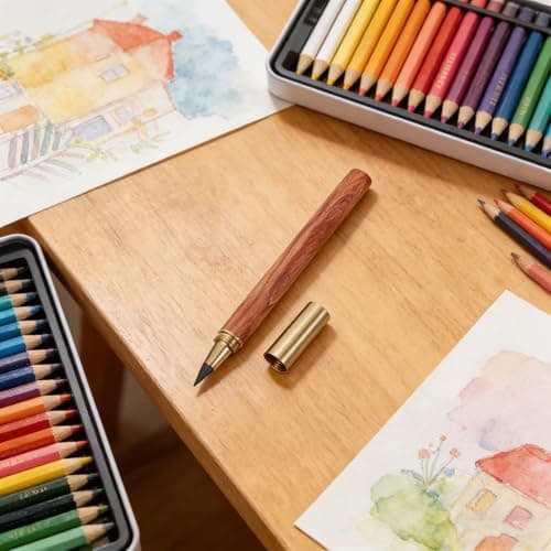 DOITOOL Everlasting Wooden Pencil for Students, Retro Style Writing Tool — view 5
