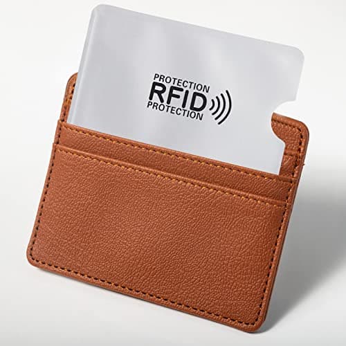 Sliver RFID Blocking Sleeves, [10 Pack] [TUV Certification] Anti-Theft Credit Card Protector RFID & NFC Contactless Card Security Holders Prevent Identity Theft for Credit, Debit Cards, Passport — view 5
