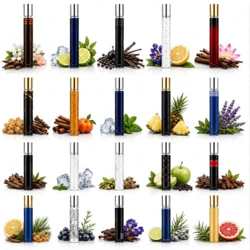 Men Perfume Set (12 Perfumes) Pocket Scent Selection for Men