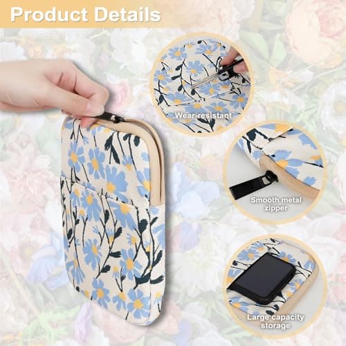 Kindle Sleeve, Paperwhite Pouch for 6-7'' E-Readers, Tablet Travel Bag — view 3