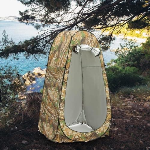 BREEZENEST Pop Up Camping Tent 2-3 Person, Waterproof Windproof Instant Pop-Up Tent 4 Season Portable Privacy Tent for Camping Hiking Outdoor Shelter with Carry Bag (Camouflage) — view 5