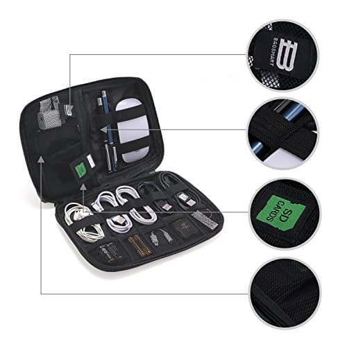 bagsmart Electronics Accessories Organiser Bag, Travel Cable Organiser Bag — view 5