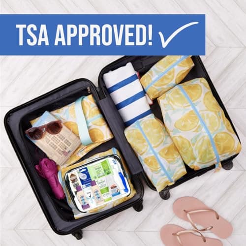 Travel Toiletries Set for Women - Mini Toiletries Kit for Holiday, Hospital, Overnight Stays, Airport Security Approved Travel Size with Airport Approved Security Bag, Essential Items — view 2