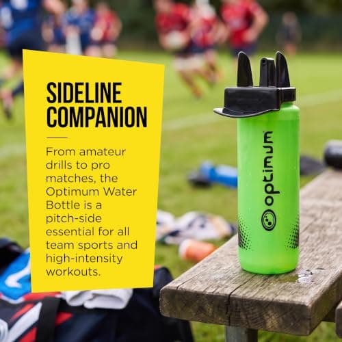 Optimum Sports Water Bottle, No Touch Spray & BPA-Free - 800ml — view 3