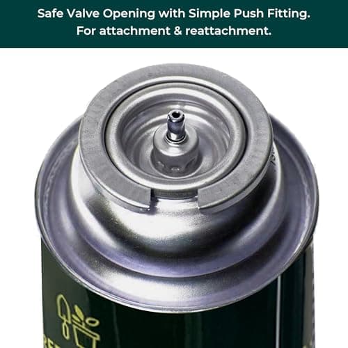 Green Haven Camping Gas Canisters | Butane Canisters EN417 Camping Stove — view 2