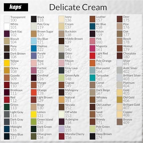 Kaps Shoe Care Cream, Intensive Leather Care and Nourishing, Delicate, 50ml - 1.70 fl.oz., 101 - White — view 3
